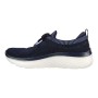 Scarpe da Running per Adulti Skechers Engineered Flat Knit W Azzurro