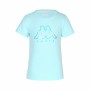 Maglia a Maniche Corte per Bambini Kappa Quissy Blue Acquamarina