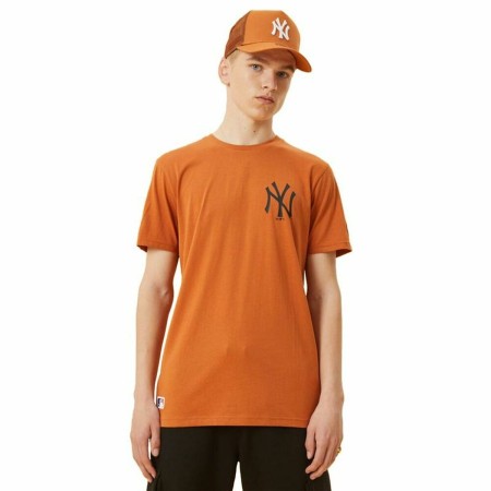 Maglia a Maniche Corte Uomo New Era New York Yankees Marrone