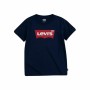 Maglia a Maniche Corte Bambino Levi's 8E8157 Blu Marino Azzurro