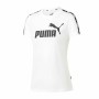 Maglia Sportiva a Maniche Corte Puma Power Tee W Bianco