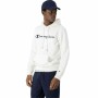 Felpa con Cappuccio Uomo Champion Hooded Sweatshirt M Bianco