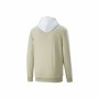 Felpa con Cappuccio Uomo Puma Essentials+ Block M Beige