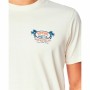 Maglia a Maniche Corte Uomo Rip Curl FB Tee Bianco