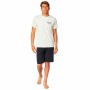 Maglia a Maniche Corte Uomo Rip Curl FB Tee Bianco