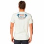 Maglia a Maniche Corte Uomo Rip Curl FB Tee Bianco