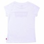 Maglia a Maniche Corte per Bambini Levi's Batwing B Bianco