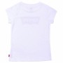 Maglia a Maniche Corte per Bambini Levi's Batwing B Bianco