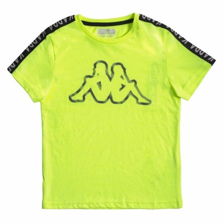 Maglia a Maniche Corte per Bambini Kappa Skappa K Verde limone