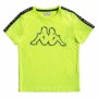 Maglia a Maniche Corte per Bambini Kappa Skappa K Verde limone