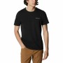 Maglia a Maniche Corte Uomo Columbia Sun Trek Nero Uomo