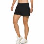 Pantaloncini Sportivi da Donna Asics Ventilate 2-N-1 Nero