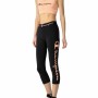 Leggings Sportivi Champion Quick-Dry Script Logo Crop Nero