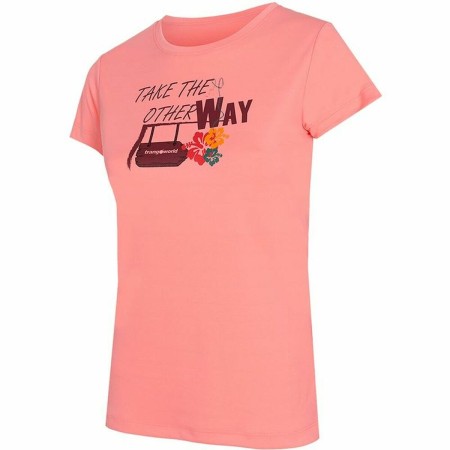 Maglia a Maniche Corte Donna Trangoworld Myra Rosa