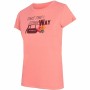 Maglia a Maniche Corte Donna Trangoworld Myra Rosa