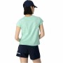 Maglia a Maniche Corte Donna Crewneck Champion Croptop Acquamarina