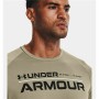 Maglia a Maniche Corte Under Armour Wordmark Verde