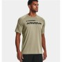 Maglia a Maniche Corte Under Armour Wordmark Verde