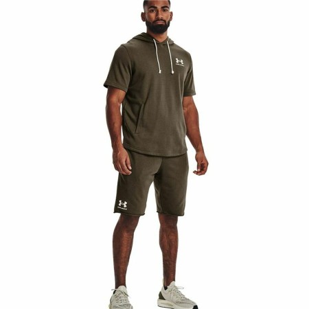 Pantalone per Adulti Under Armour Rival Terry Uomo Oliva