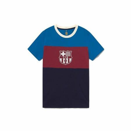 Maglia da Calcio a Maniche Corte Uomo F.C. Barcelona Azzurro