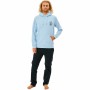 Felpa senza Cappuccio Uomo Search Icon Rip Curl Blu cielo