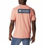 Maglia a Maniche Corte Columbia North Cascades Salmone