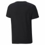 Maglia Sportiva a Maniche Corte Puma Essentials+ Two-Tone Logo Nero