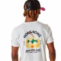 Maglia Sportiva a Maniche Corte New Era Dumplings Food Bianco