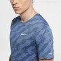 Maglia a Maniche Corte Uomo Nike Dri-Fit Miler Future Fast Azzurro