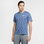 Maglia a Maniche Corte Uomo Nike Dri-Fit Miler Future Fast Azzurro