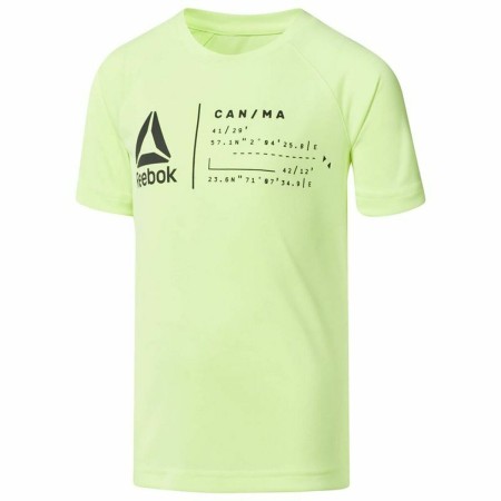 Maglia a Maniche Corte Uomo Reebok Sportswear B Wor Verde limone