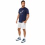 Maglia a Maniche Corte Uomo Asics Court Azzurro