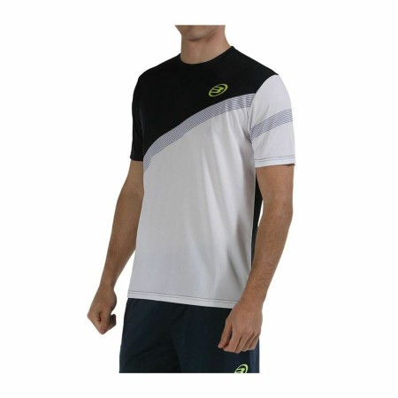 Maglia a Maniche Corte Uomo Bullpadel Cogua Nero Bianco Uomo