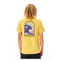 Maglia a Maniche Corte Uomo Rip Curl Giallo Uomo