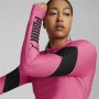 Maglia a Maniche Lunghe Donna Puma Rosa Fuxia