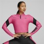 Maglia a Maniche Lunghe Donna Puma Rosa Fuxia