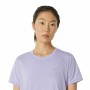 Maglia a Maniche Corte Donna Asics Core Lilla