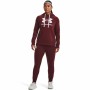 Felpa con Cappuccio Donna Under Armour Rival Fleece Rosso Granato