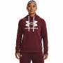 Felpa con Cappuccio Donna Under Armour Rival Fleece Rosso Granato