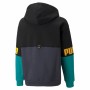 Felpa per Bambini Puma Verde Nero