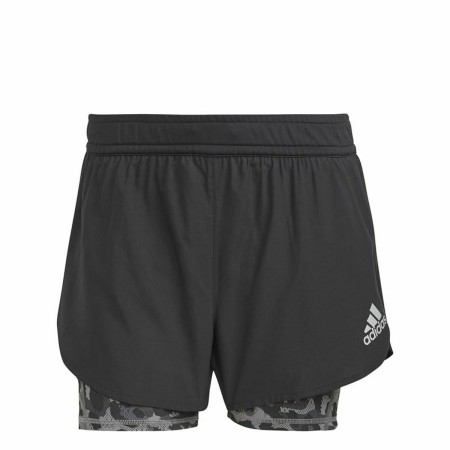 Pantaloncini Sportivi da Donna Adidas Fast 2 in 1 Nero