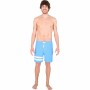 Costume da Bagno Uomo Hurley Block Party 18" Blu cielo