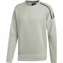 Felpa senza Cappuccio Uomo Adidas Zne Crew Gr Grigio chiaro