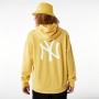 Felpa con Cappuccio Donna New Era ew York Yankees MLB League Giallo