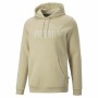 Felpa con Cappuccio Uomo Puma Beige