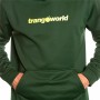 Felpa con Cappuccio Uomo Trangoworld Login Verde