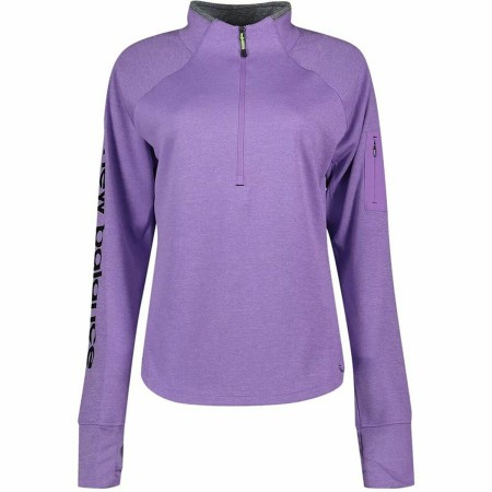 Felpa senza Cappuccio Donna New Balance Impact Run Viola