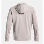 Giacca Sportiva da Uomo Under Armour Rival Grigio chiaro Con cappuccio