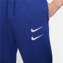 Pantalone Lungo Sportivo Nike Azzurro Uomo