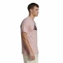 Maglia a Maniche Corte Uomo Adidas Future Icons Rosa chiaro